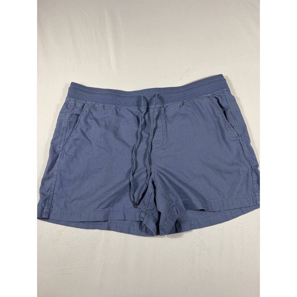 Orvis Shorts Womens XL Blue Regular Fit Stretch Slash Pockets Drawstring Outdoor